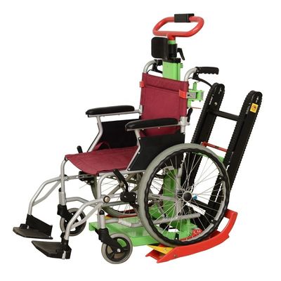 Anpassungsfähige Treppenklettern Rollstühle Elektrisch betrieben Grün Schwarz