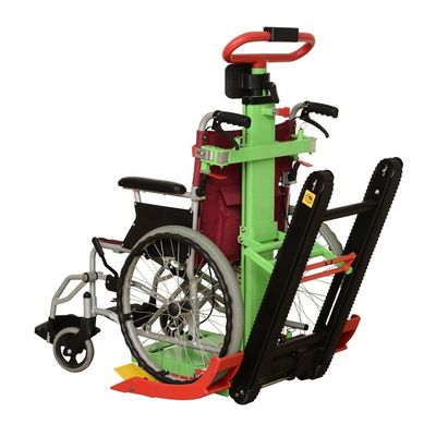 Anpassungsfähige Treppenklettern Rollstühle Elektrisch betrieben Grün Schwarz