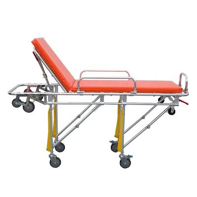 Aluminiumlegierung Klappbares Krankenwagen-Streetcher Orange Chirurgisches Stretcher