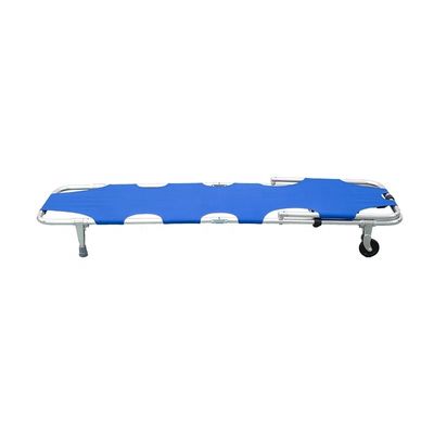 Blaue Aluminiumlegierung Klappstreicher Manuelle Klappleinstretcher