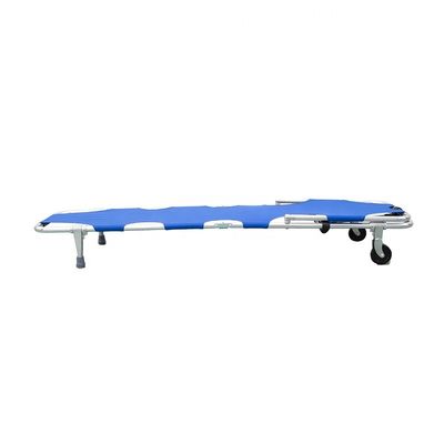 Blaue Aluminiumlegierung Klappstreicher Manuelle Klappleinstretcher