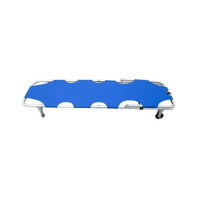 Blaue Aluminiumlegierung Klappstreicher Manuelle Klappleinstretcher