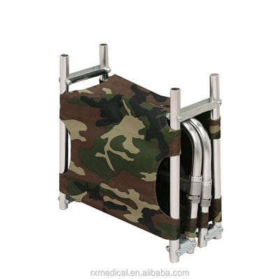 Portable Klappbare Militärsträger Tarnung Klappbare medizinische Sträger