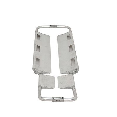CE-Medizinische Schaufel-Stretcher Notfall-Rettung Aluminium-Schaufel-Stretcher