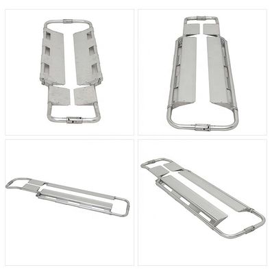CE-Medizinische Schaufel-Stretcher Notfall-Rettung Aluminium-Schaufel-Stretcher