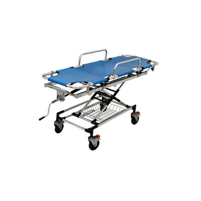 Blaue Krankenwagenträger Bett Aluminiumlegierung Medizinische Trager Transport