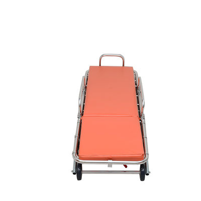 angepasste Krankenwagenklappbare Trage mit Rädern Krankenwagenbetttrage