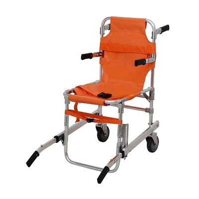 Orange Treppenklettern Manueller Rollstuhl mit Tragen Modell für Patienten