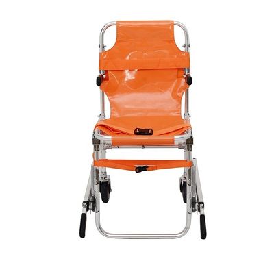 Orange Treppenklettern Manueller Rollstuhl mit Tragen Modell für Patienten