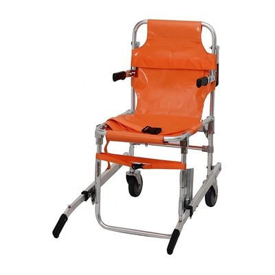 Orange Treppenklettern Manueller Rollstuhl mit Tragen Modell für Patienten