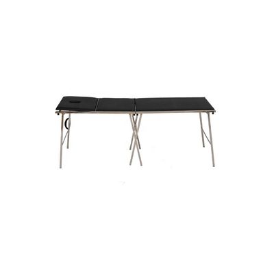 Commercial Foldable Patient Examination Couch Schwarz Krankenhaus Examination Bett