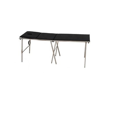 Commercial Foldable Patient Examination Couch Schwarz Krankenhaus Examination Bett