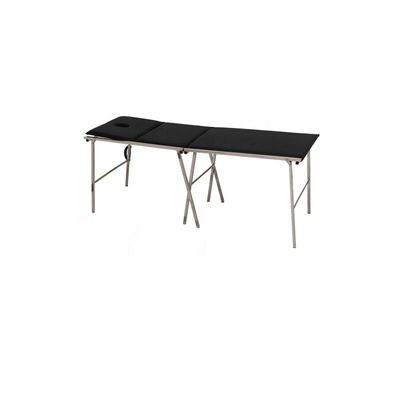 Commercial Foldable Patient Examination Couch Schwarz Krankenhaus Examination Bett
