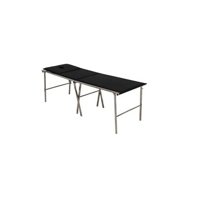 Commercial Foldable Patient Examination Couch Schwarz Krankenhaus Examination Bett