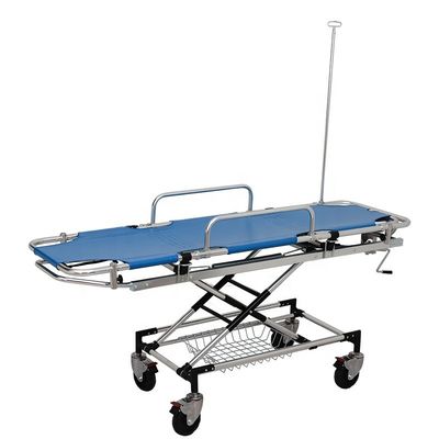 Aluminium-Medizinische Patienten-Stracher Trolley angepasstes Logo