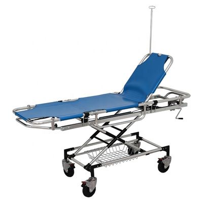 Aluminium-Medizinische Patienten-Stracher Trolley angepasstes Logo