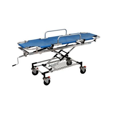 Aluminiumlegierung Notfallkrankenhausbett Blau Notfallbett