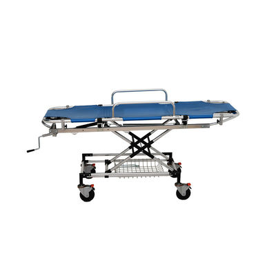 Aluminiumlegierung Notfallkrankenhausbett Blau Notfallbett
