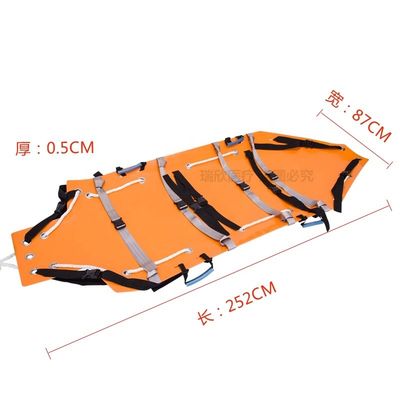 Oranje-Verbundstoff-Faltbarkeit für Rettungsschläger für Erste Hilfe 250*84*0,5cm