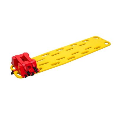 OEM wasserdichtes Erwachsenen-Scoop-Stretcher mit Kopf-Immobilizer für Erste Hilfe